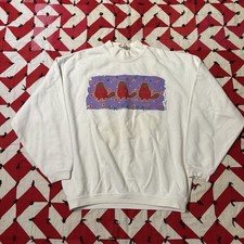 Vintage Toronto Canada Beaver Graphic Crewneck As Is Worn 80s 90s