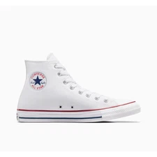 Converse All Star High Top Chucks, Optical White, M7650C, Mens 9 / Womens 11