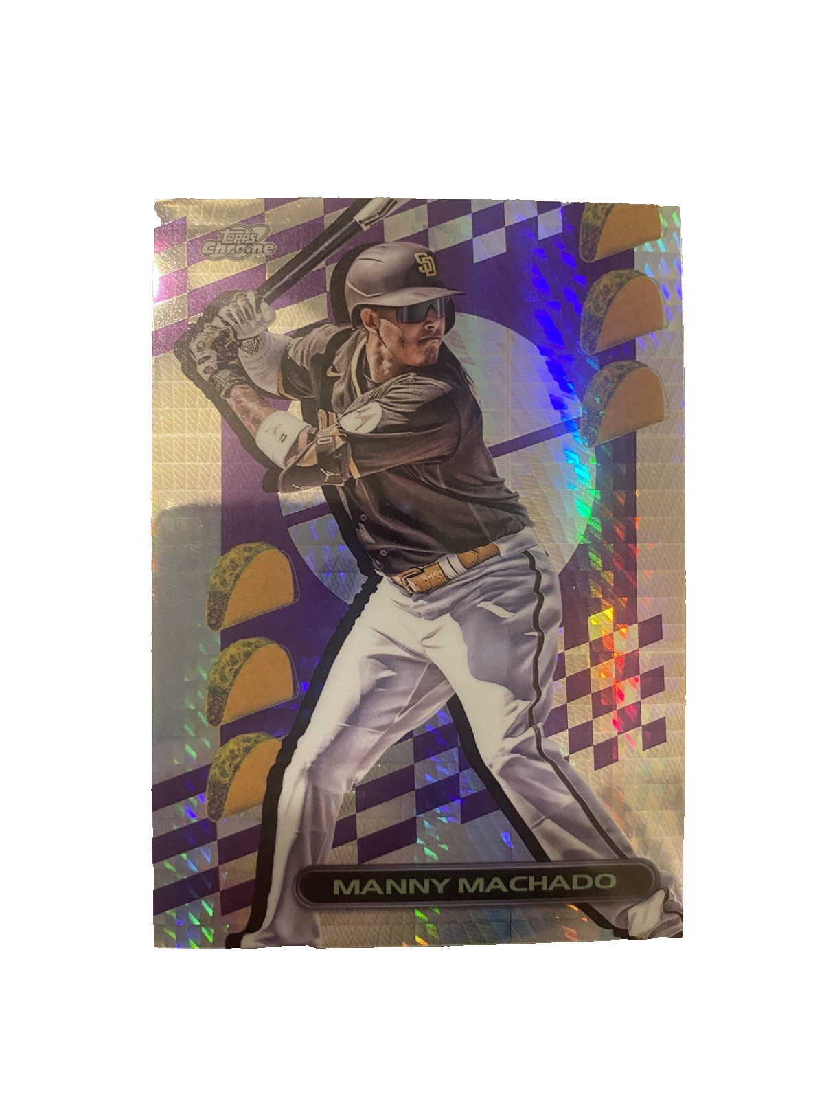 2023 Topps Chrome Cosmic Taco Fractor Manny Machado 5/5