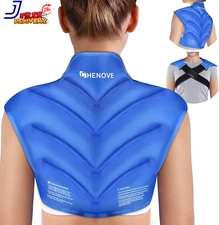 Ice Pack for Shoulders Upper Back with Strap Neck Shoulder Ice Pack Wrap Rotator