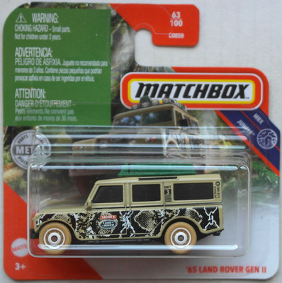 Matchbox 1965 Land Rover Gen II beige MBX Jungle Neu/OVP Geländewagen Auto ´65