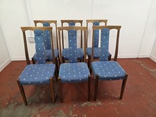 Set Of 6 Teak Mid-Century Dining Chairs Delivery Available 🚙