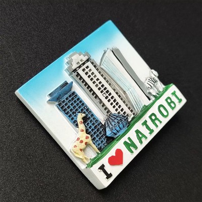 Kenya I Love Nairobi Refrigerator magnet 3D travel  Resin Souvenir