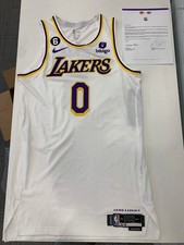 Russell Westbrook Game Worn Authentic Jersey NBA Authentication #0 Dec 18 2022