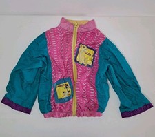 Vintage 90s Disney The Lion King Windbreaker Jacket Girls 4T Simba Colorblock