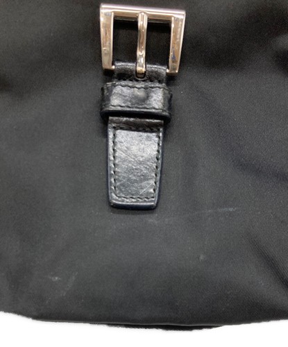 PRADA Nylon Shoulder Bag Black Women Used Authentic - Picture 7 of 12
