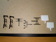 Herpa 2xLadebordwand f.LKW,Auflieger etc. 1:87...