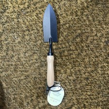 Outdoor Narrow Spade Shovel Threshold Rustproof Hardwood Handle Stainless Steel