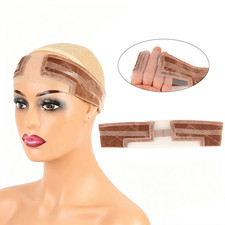 Velvet Lace Wig Grip Wig Band T Lace Headband Non-slip Hair Gripper w/ Silicone