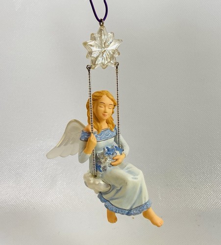 🌟Hallmark Keepsake 2004 Swinging on a Star Club Exclusive Angel Ornament, New - Picture 2 of 6