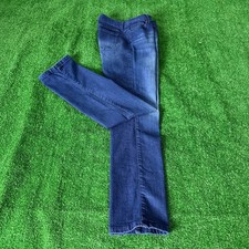 Place Girls Adjustable waist Skinny Leg Stretch Dark Blue Jeans Pants Size 14