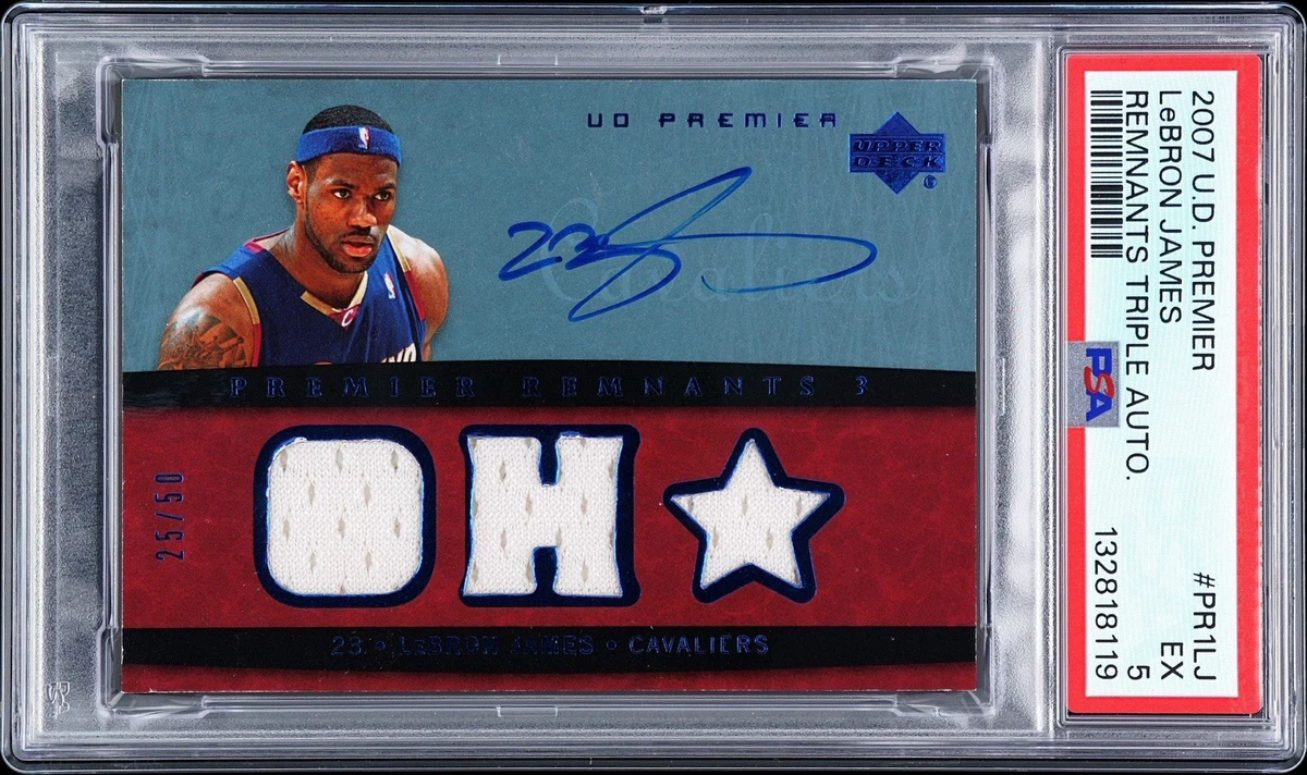 Upper Deck 5 Graded Basketball Autographed Sports Trading Cards