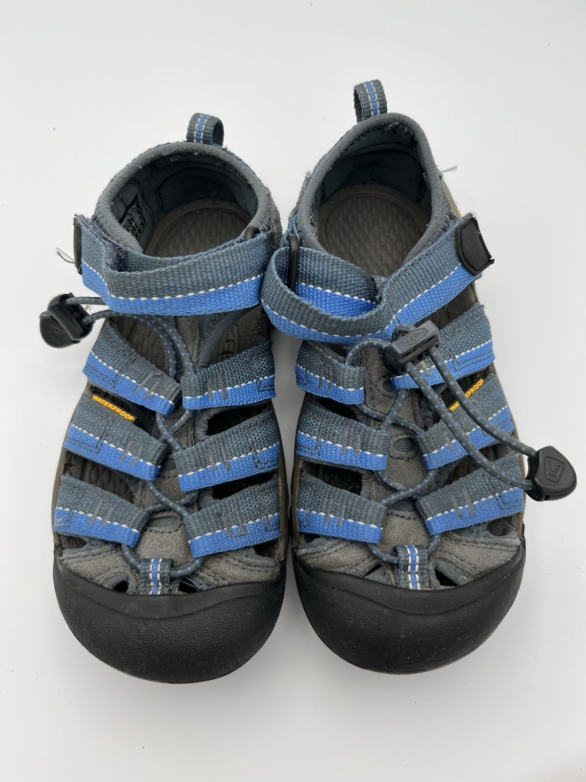 Scarpe sandali trekking impermeabili Keen Newport H2 donna taglia 1 acciaio grigio blu