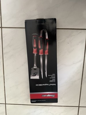 Snap On Tools 2pcs Instinct Inspired BBQ set Spatula & BBQ Tongs SPP02B2023 NEW!