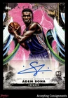 2024-25 Topps Inception Pink #RAAB Adem Bona RC ROOKIE AUTO 78/99