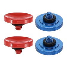 Camera Shutter Button 2pcs Shutter Release Button Concave, Red Blue