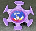 Vtg Sonic the Hedgehog Cherry Coke Suction Cup Purple Throwing Star Promo SEGA