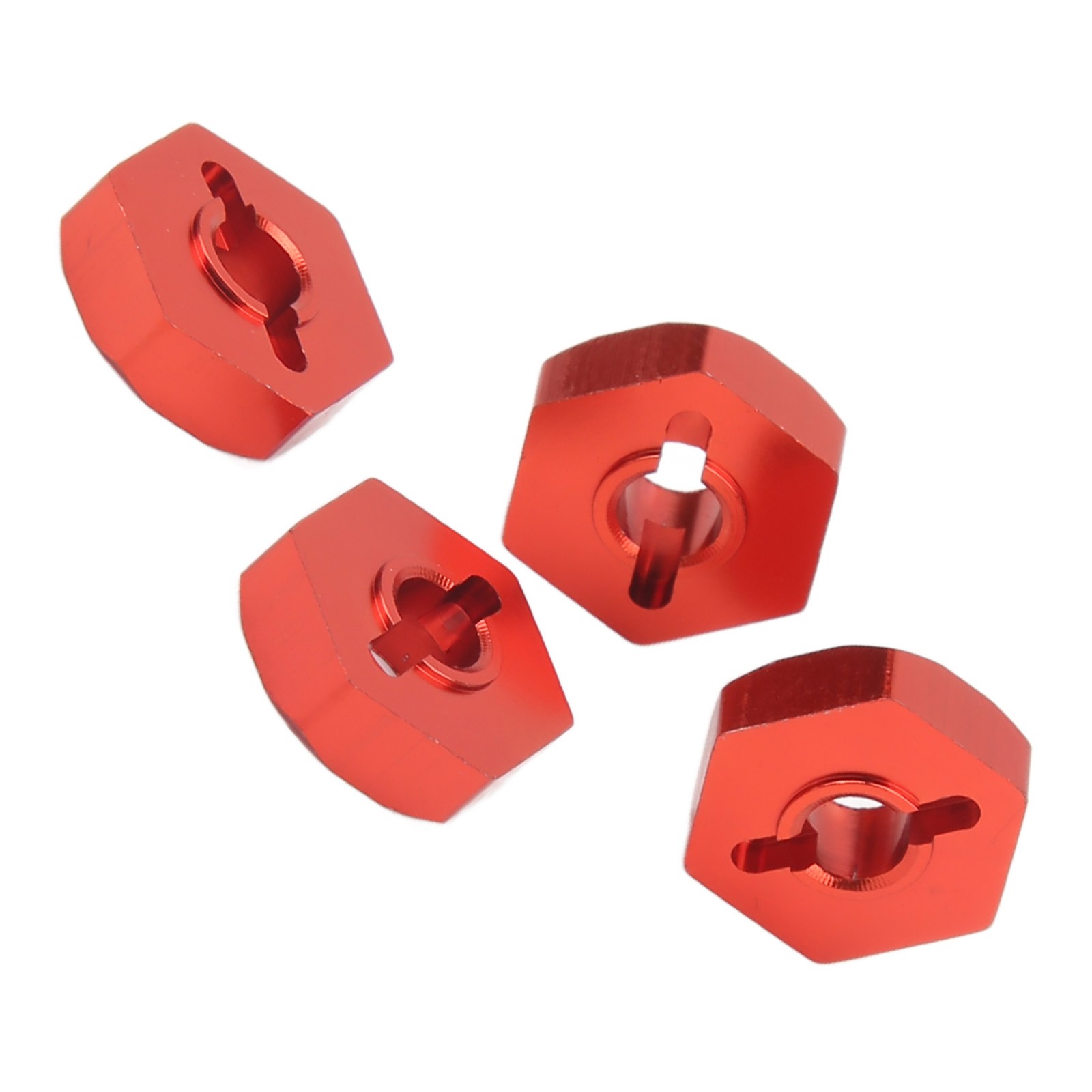 4 PCS RC Wheel Hex Hub Adapter Aluminum Alloy RC Hex Coupler Parts For E