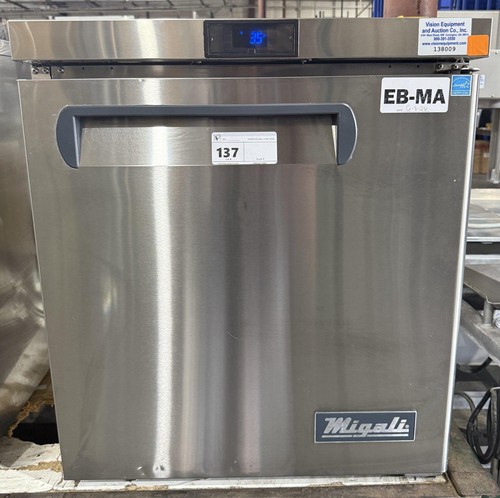 2022 MIGALI C-U27R-HC 1-DOOR UNDERCOUNTER REFRIGERATOR