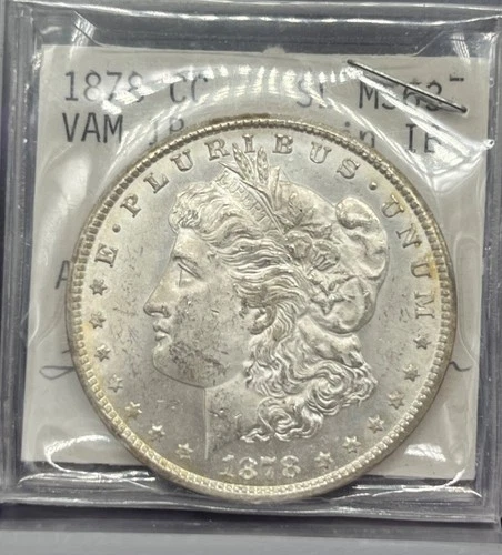 1878-CC $1 MORGAN SILVER DOLLAR CHOICE UNCIRCULATED LEROY VAN ALLEN