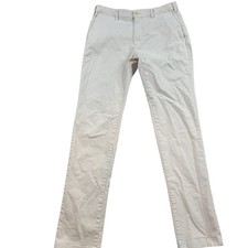 Uniqlo Chino Pants Mens 32x34 Beige Trousers Preppy Mark