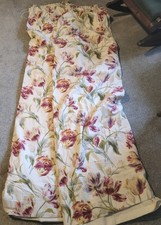 Laura Ashley Gosford Cranberry Pencil Pleat Curtains Fully Lined 