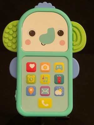 Bright Starts Elephone Telephone Baby Phone Toy VIDEO! NICE!