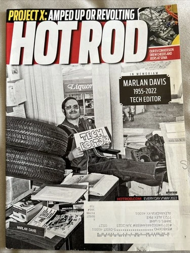 Hot Rod Magazine May 2022 Project X Marlan Davis Tribute - product listing photo