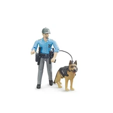 Bruder Toys bWorld Police Officer with Dog