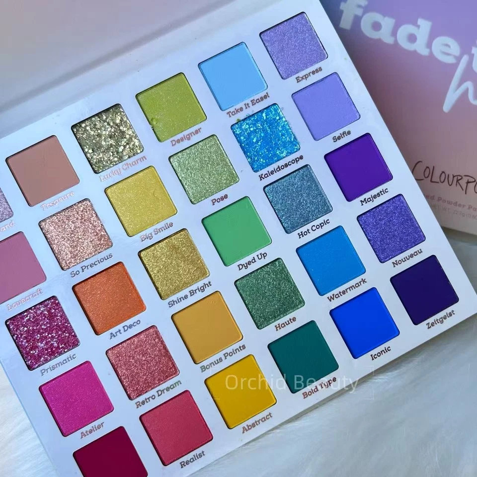 New Colourpop Fade Into Hue 30 Color Eyeshadow Palette Full Size~Rare - Image 4 of 4