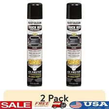 Stops Rust Turbo Automotive Truck Bed Spray Paint 2 Pack Non Skid Durable Finish