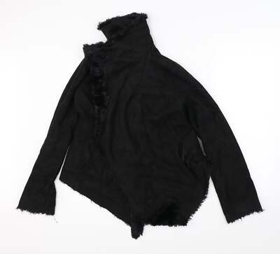 Me Jane schwarze Damenjacke Mantel Größe M