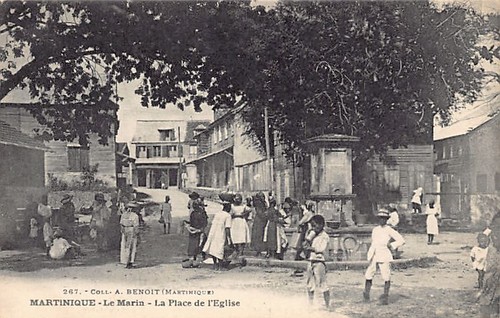Martinique - LE MARIN - La place de l'église - Ed. A. Benoit 267 - Bild 1 von 2