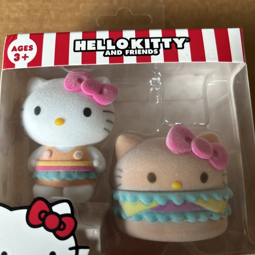 Hello Kitty and Friends Hamburger Flocked Figure Set 2.5" Sanrio - Picture 14 of 15