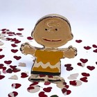 Vintage Charlie Brown Peanuts Pin Metal Enamel United Features Snoopy L159