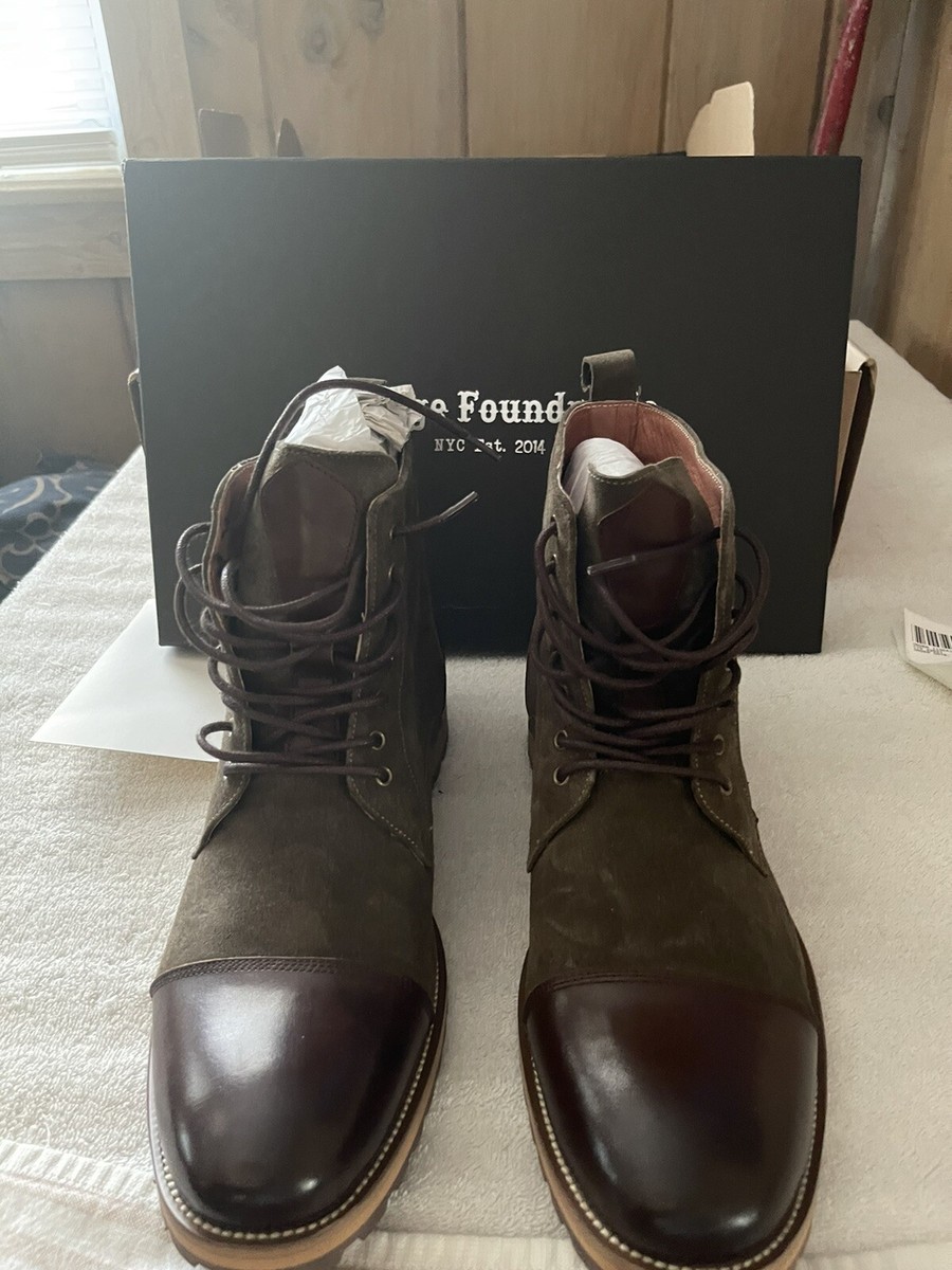Men’s Vintage Foundry Co. Brown Suede Boots, size 9.5 Vintage Foundry Co. Brown Leather Lace Up Men main image 3