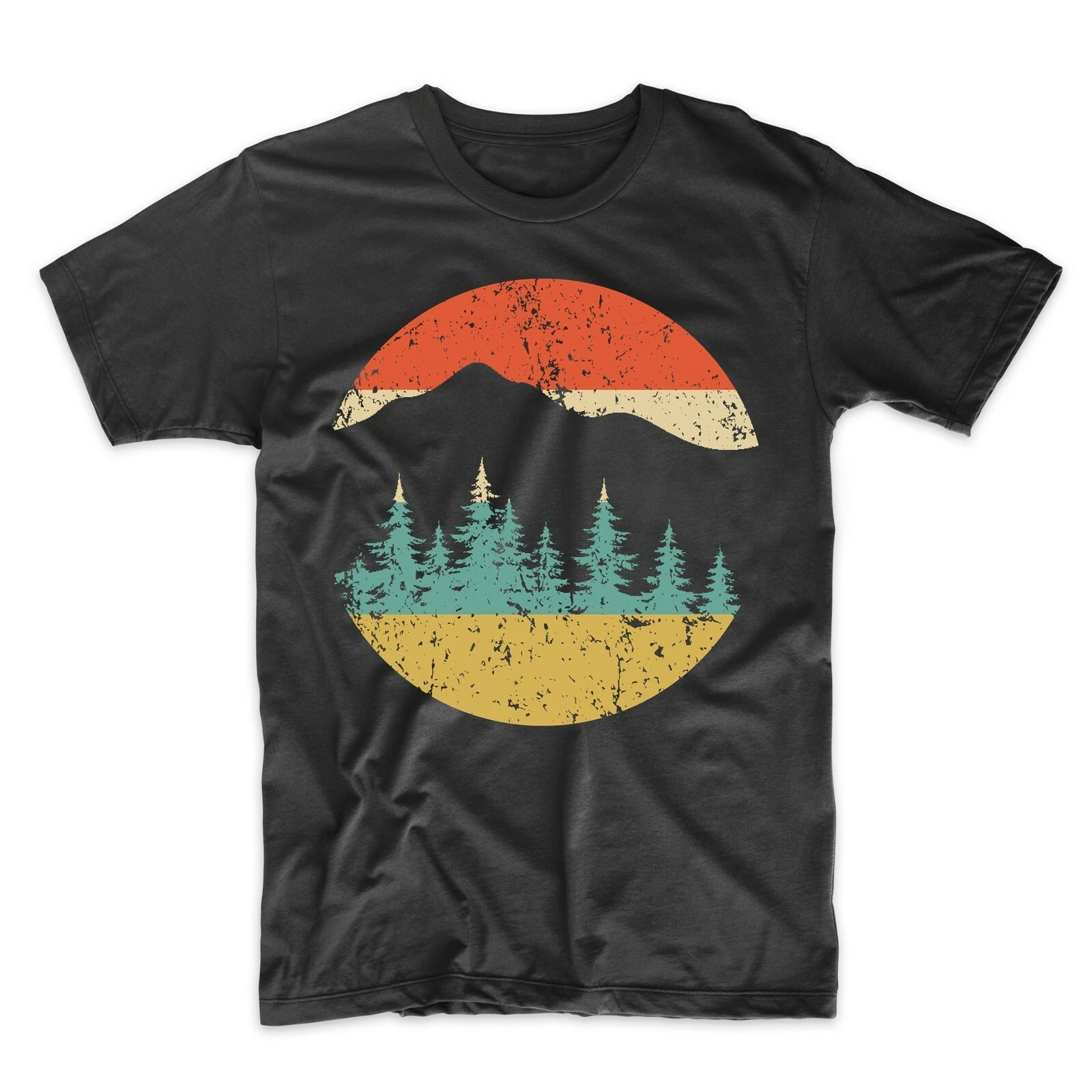 Men's Camping Shirt - Retro Mountains Trees T-Shirt - Outdoors Nature Lover Gift
Opens in a new wind