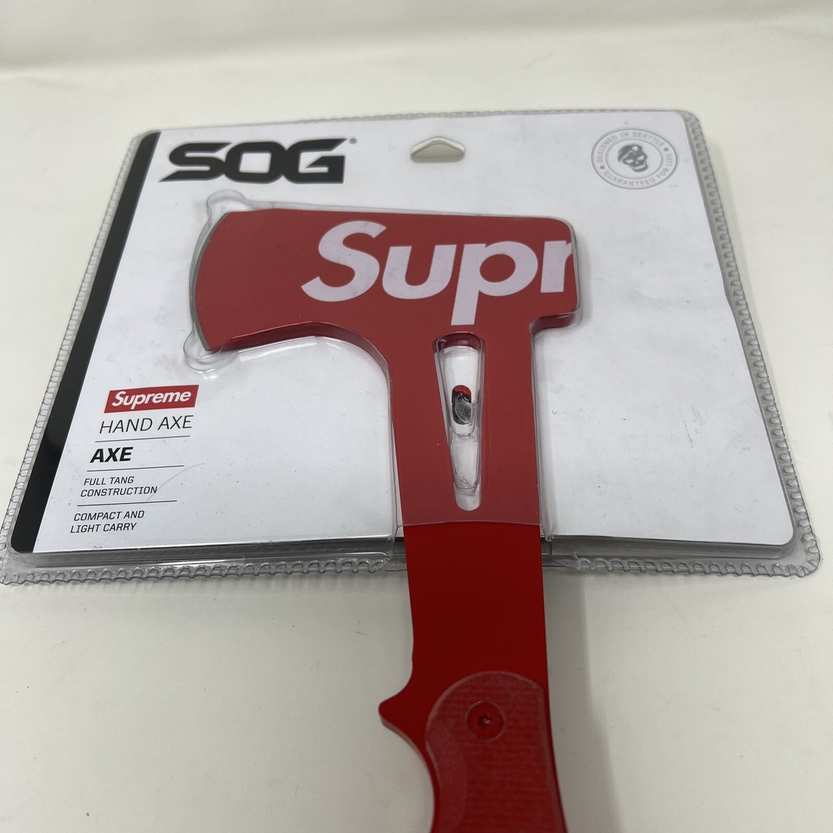Supreme x SOG Hand Axe Red SS18 (SS18A59) One Size | eBay