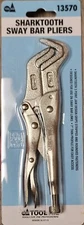 Tool Aid 7" Shark Tooth Sway Bar Link & Rounded Fastener Locking Pliers #13570