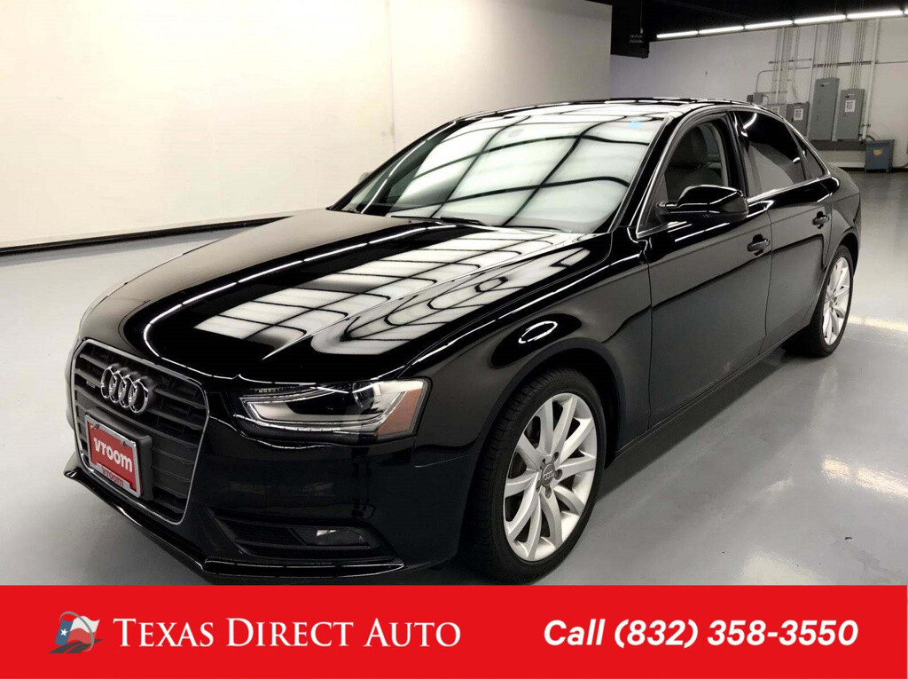 2013 Audi A4 Premium Plus quattro Texas Direct Auto 2013 Premium Plus quattro Used Turbo 2L I4 16V Automatic AWD