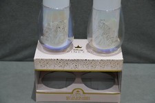 2x Disney Princess Glass Tumbler Novelty Drinkware Christmas Gift Set Box 510ml