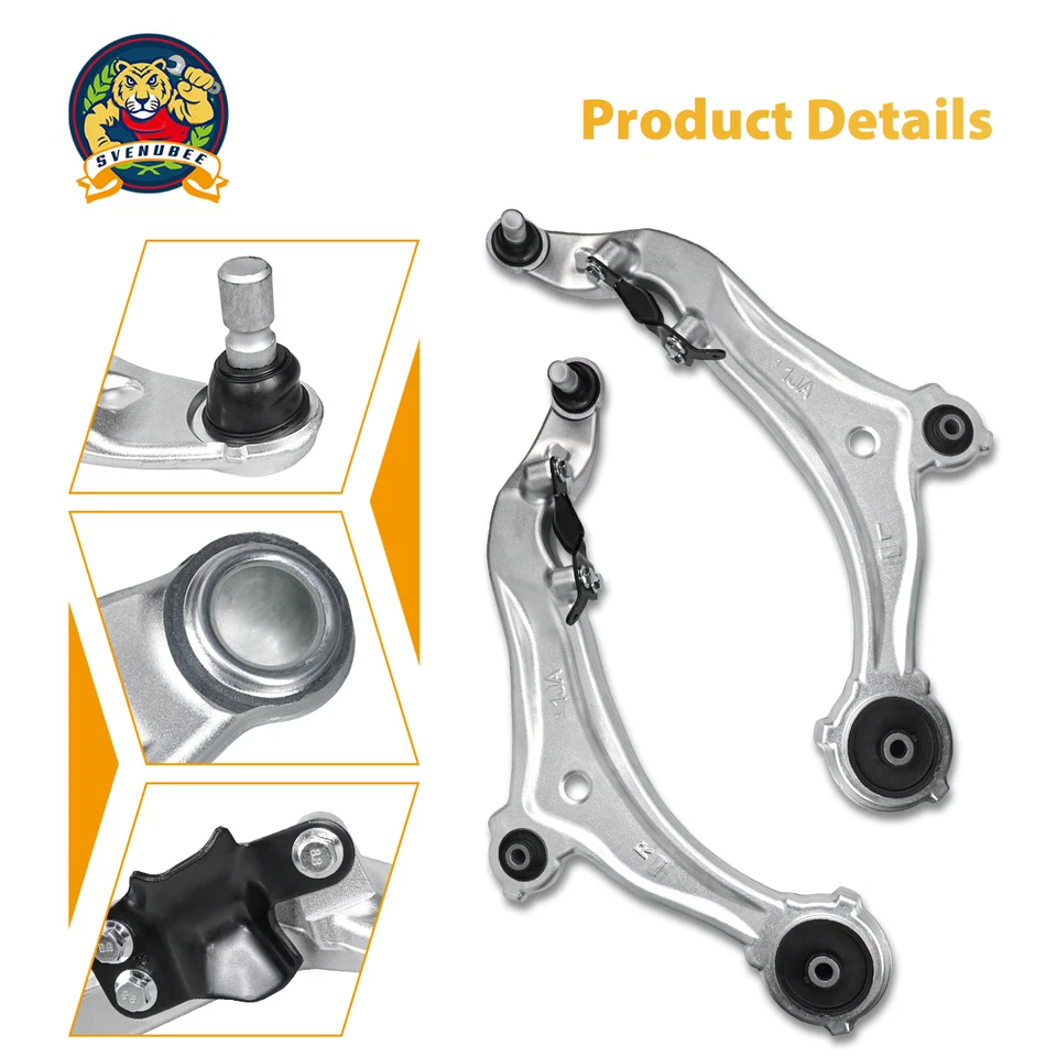 Braço de controle inferior dianteiro e conjunto de junta esférica par LH e RH para Nissan Quest - Imagem 3 de 4