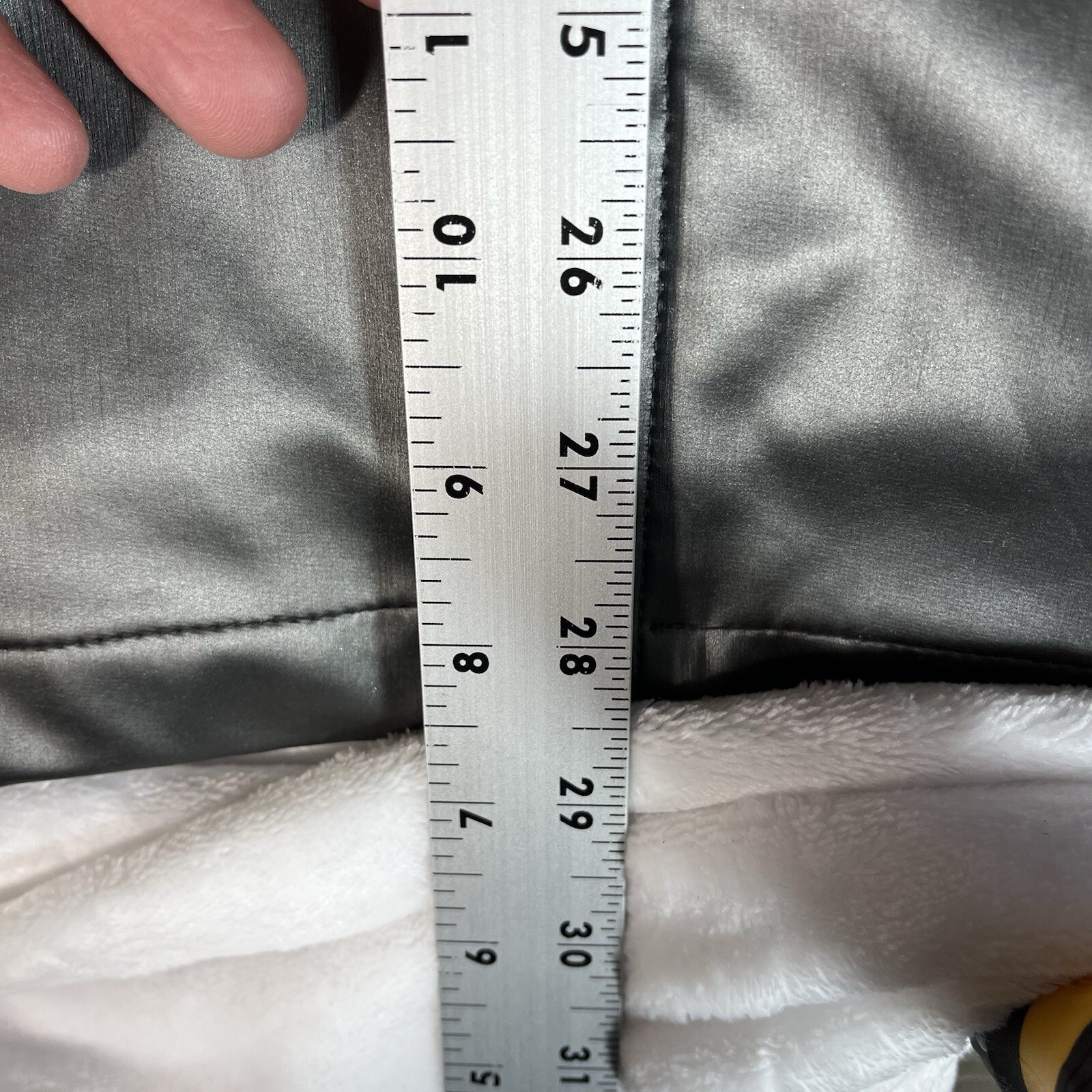 Basic Editions Women’s Jacket Silver Large - image 8