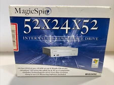 MagicSpin 52x24x52x Internal CD Rewritable Drive New Open Box Windows Compatible