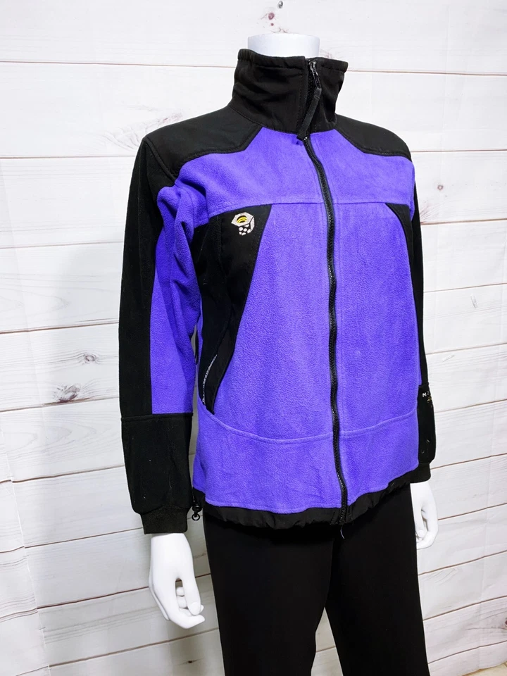 Chaqueta Mountain Hardwear para mujer Gore Windstopper talla 8 púrpura cremallera completa Foto 2 de 4