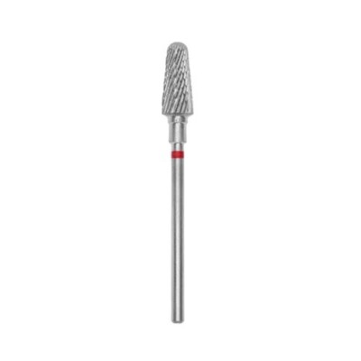 Staleks carbide drill bit, ''frustum'', red, head 6 mm/ 14 mm -FT70R060/14