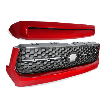 2014-2021 Toyota Tundra 3R3 Barcelona Red Front Grille Hood Bulge