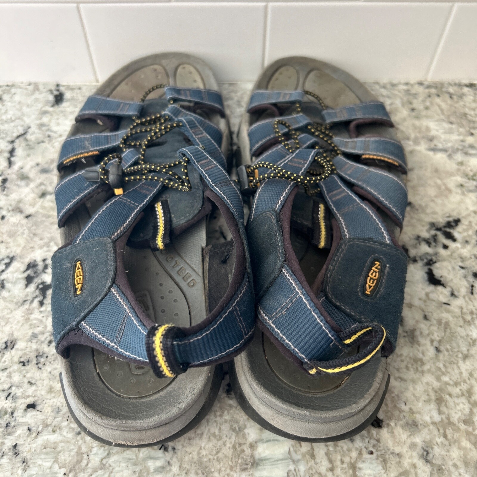 KEEN Sandali Uomo Newport H2 Punta Chiusa Acqua 1001931 Taglia 13 Blu Grigio