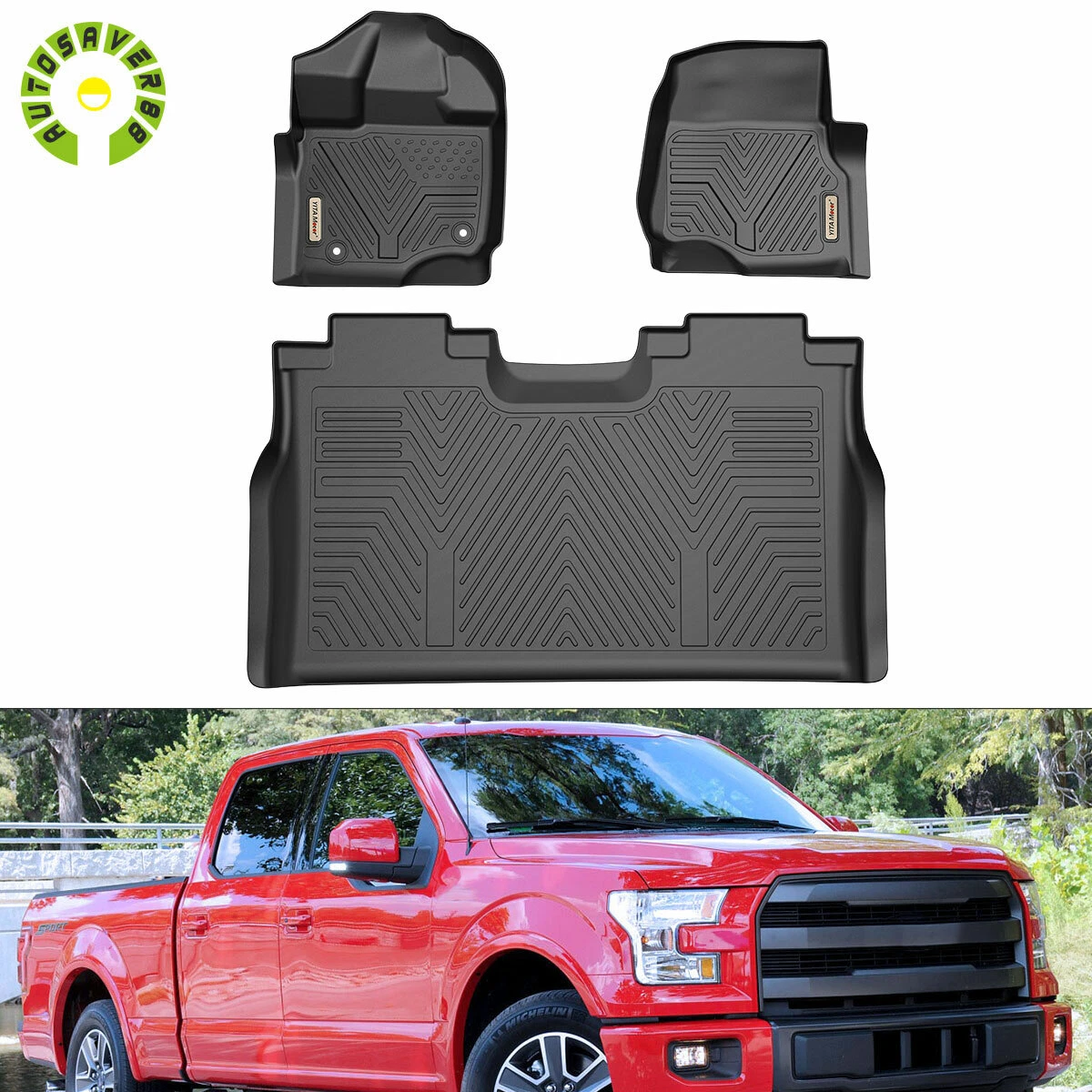 2017 Ford F 150 Crew Cab Floor Mats Two Birds Home