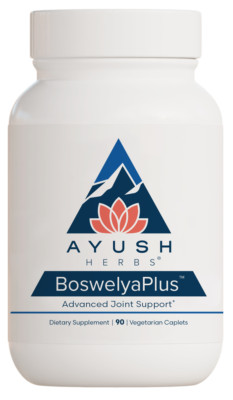 Ayush Herbs Boswelya Plus 90 Caplets, NEW